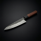 Couteau kiritsuke – lame en acier inoxydable avec manche en bois de fer, 21,5 cm