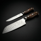 Japanese Damascus Kazoku Ensemble de Démarrage 2 Pièces – Lames de Précision 3,9 pouces (10 cm) & 8,3 pouces (21 cm)