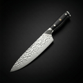 Couteau de chef japonais martelé à la main – Lame de précision de 7,9 pouces (20 cm)