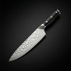 Couteau de chef japonais martelé à la main – Lame de précision de 7,9 pouces (20 cm)