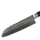 Couteau santoku martelé de style japonais – 18 cm lame de précision