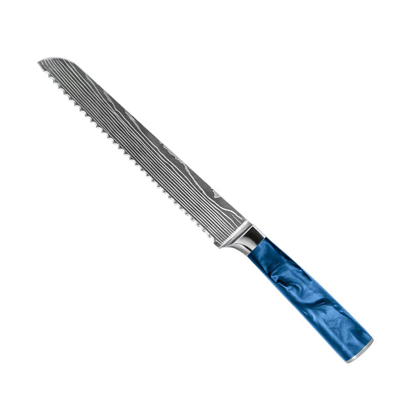 Ensemble de couteaux japonais en damas – Profil équilibré de 8 pièces