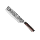 Ensemble de couteaux de chef japonais en damas martelé – Ensemble de 3 pièces