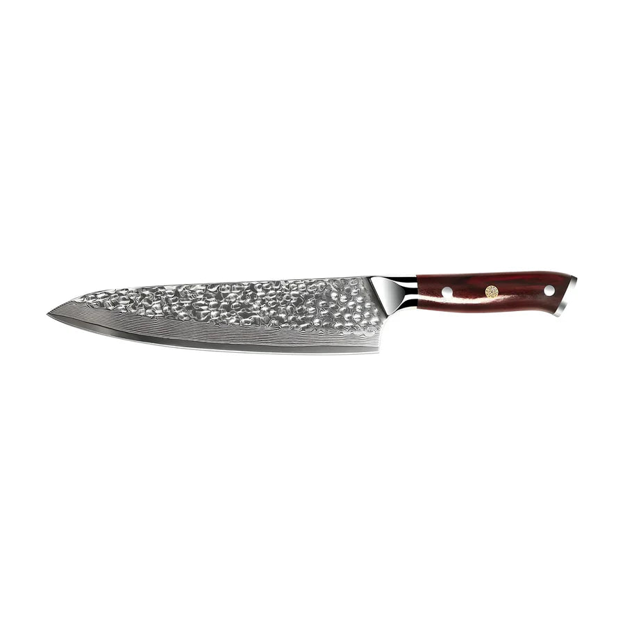 Japanese Damascus Kazoku Couteau de Chef Gyuto – Lame de Précision 8,3 pouces (21,2 cm)