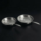 Set duo de poêles en Titane martelé