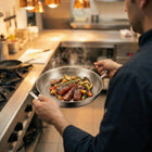 Poêle en titane martelée avec deux poignées